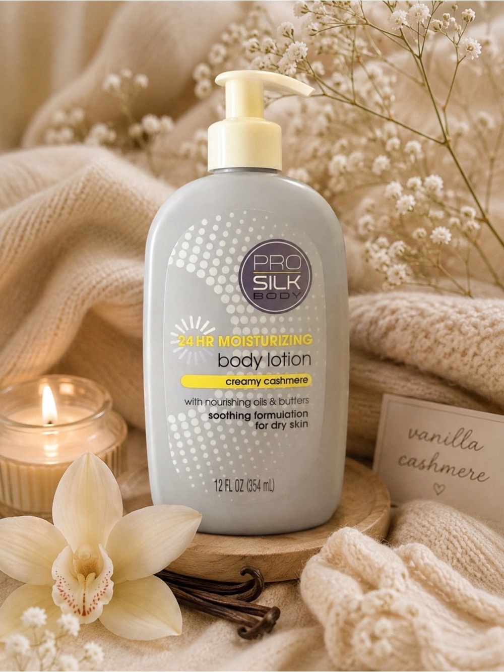 Pro Silk 24HR Moisturizing Body Lotion - Creamy Cashmere